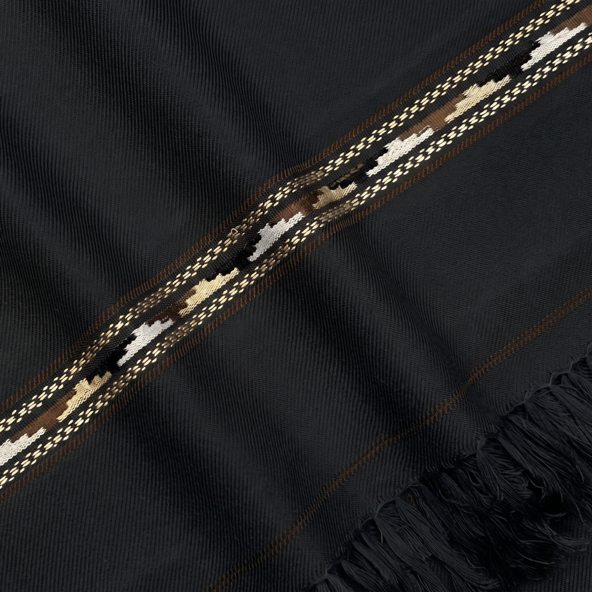 Men Premium Winter Wool Shawal - Black